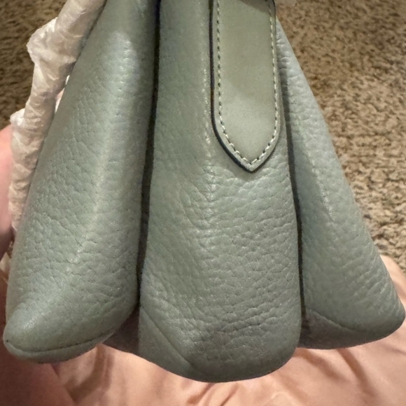 Radley London Hillgate Place Soft Gray Leather/Chain Crossbody W/ Dust Bag NWT - Picture 5 of 16